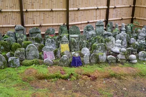 Stone Figures at Adashino Nenbutsu-Ji Temple
