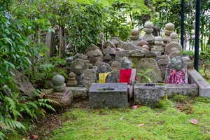 Stone Figures at Adashino Nenbutsu-Ji Temple