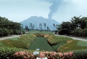 Sakurajima from Yoshino Park