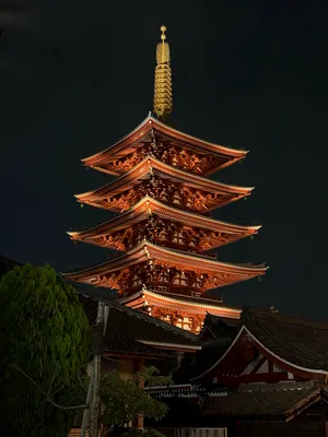 Senso-ji 5 story pagoda